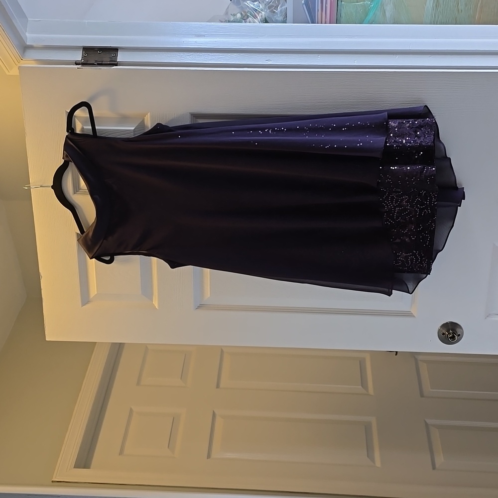 Navy formal evening dress